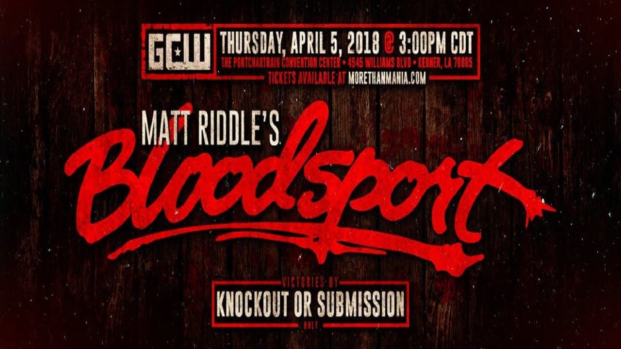 GCW Matt Riddle's Bloodsportの背景画像