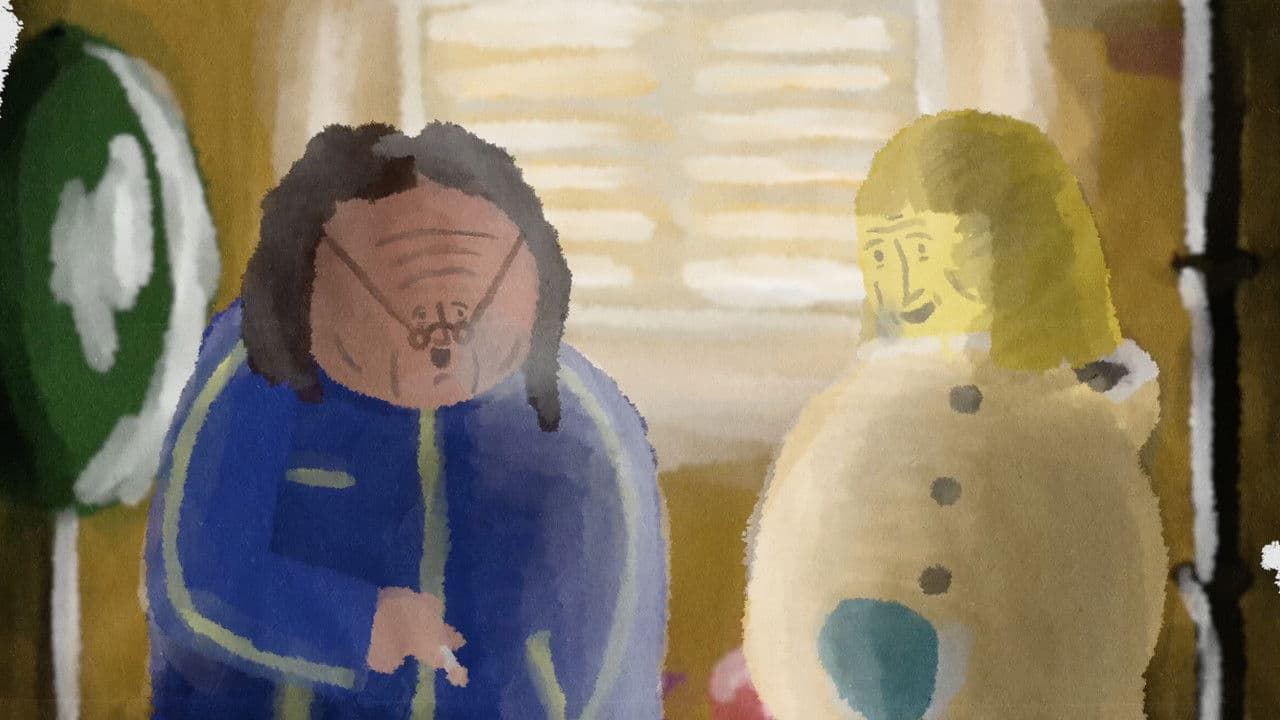 We laughedの背景画像