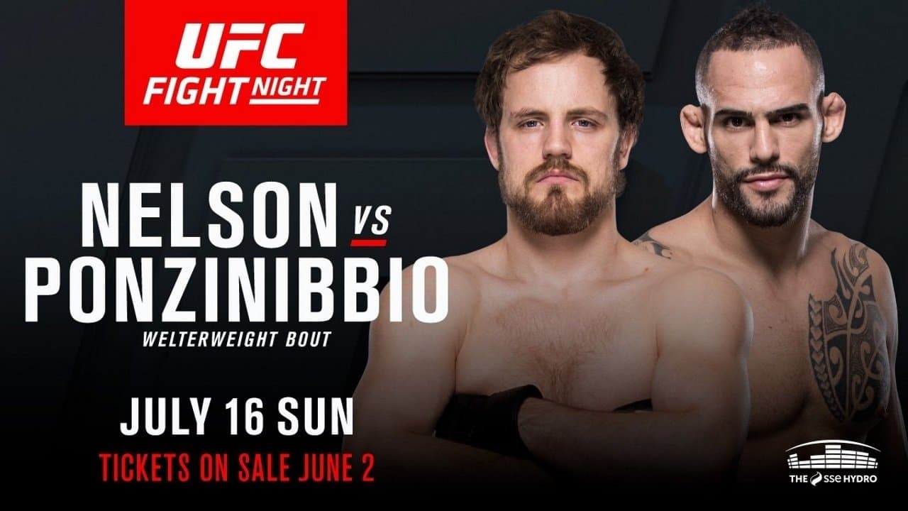 UFC Fight Night 113: Nelson vs. Ponzinibbioの背景画像