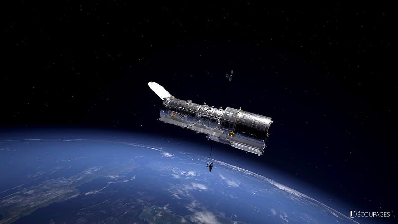 L'odyssée d'Hubble, un œil dans les étoilesの背景画像