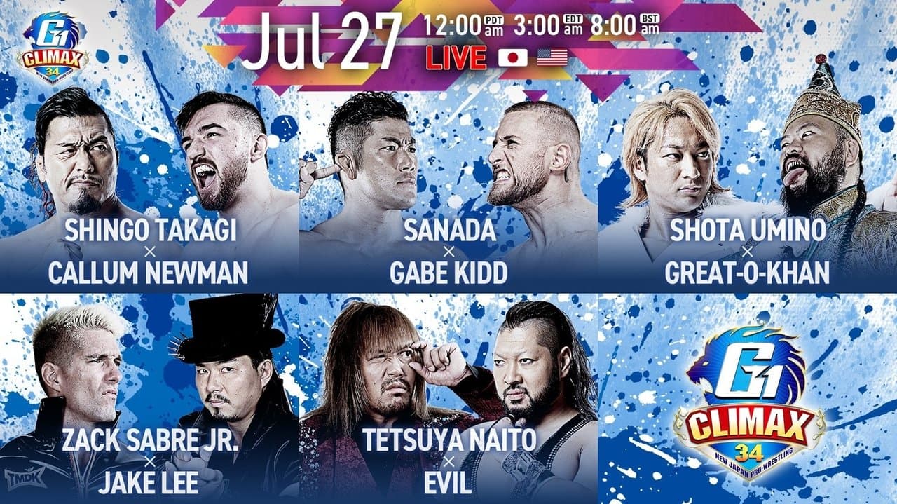 NJPW G1 Climax 34: Day 5の背景画像