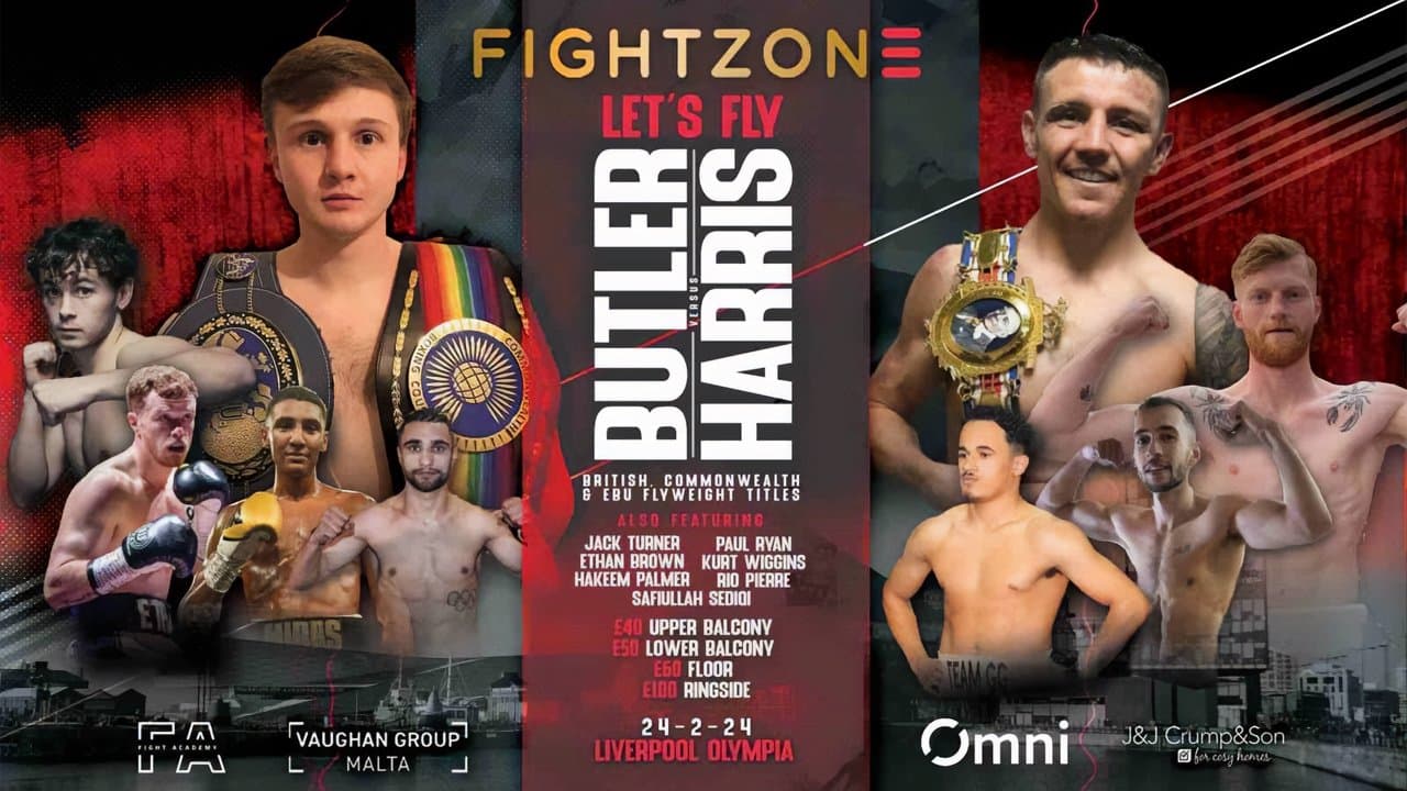 Connor Butler vs. Jay Harrisの背景画像