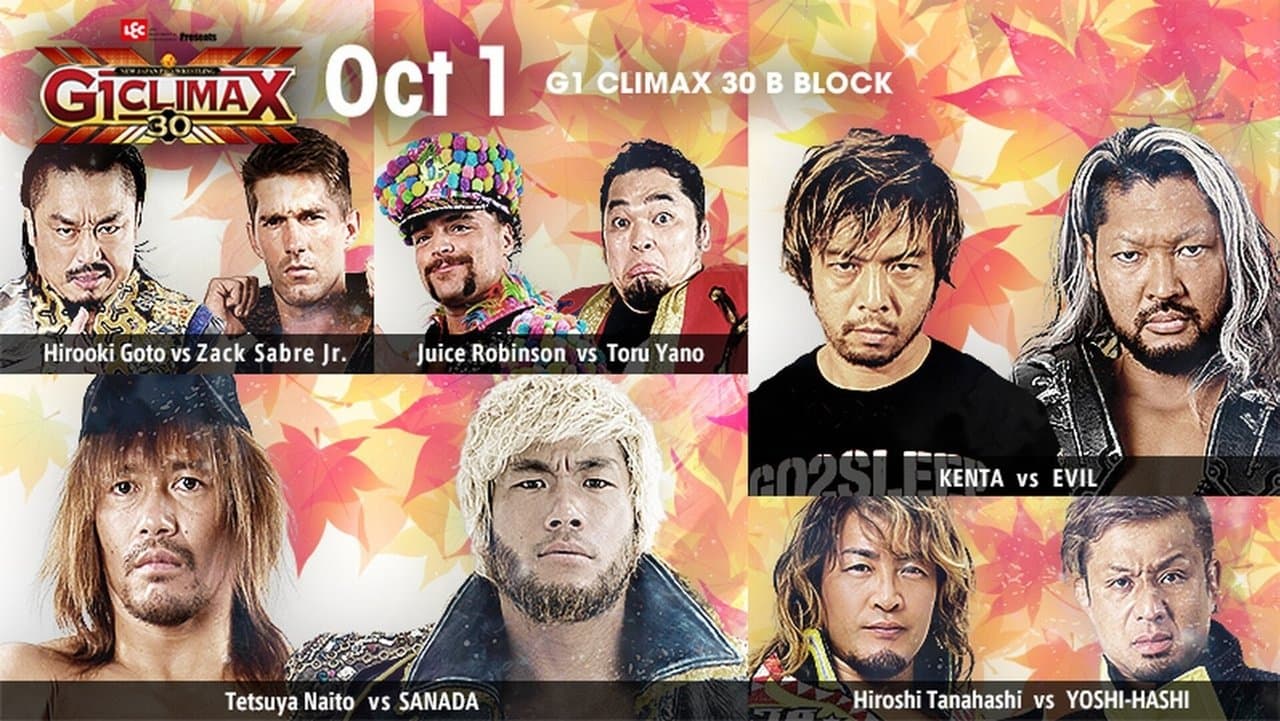 NJPW G1 Climax 30: Day 8の背景画像