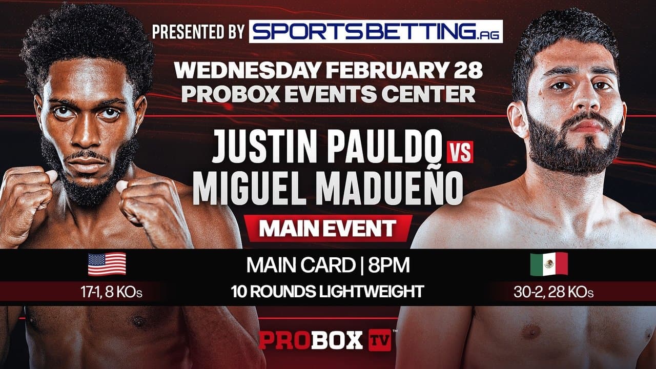 Justin Pauldo vs. Miguel Maduenoの背景画像