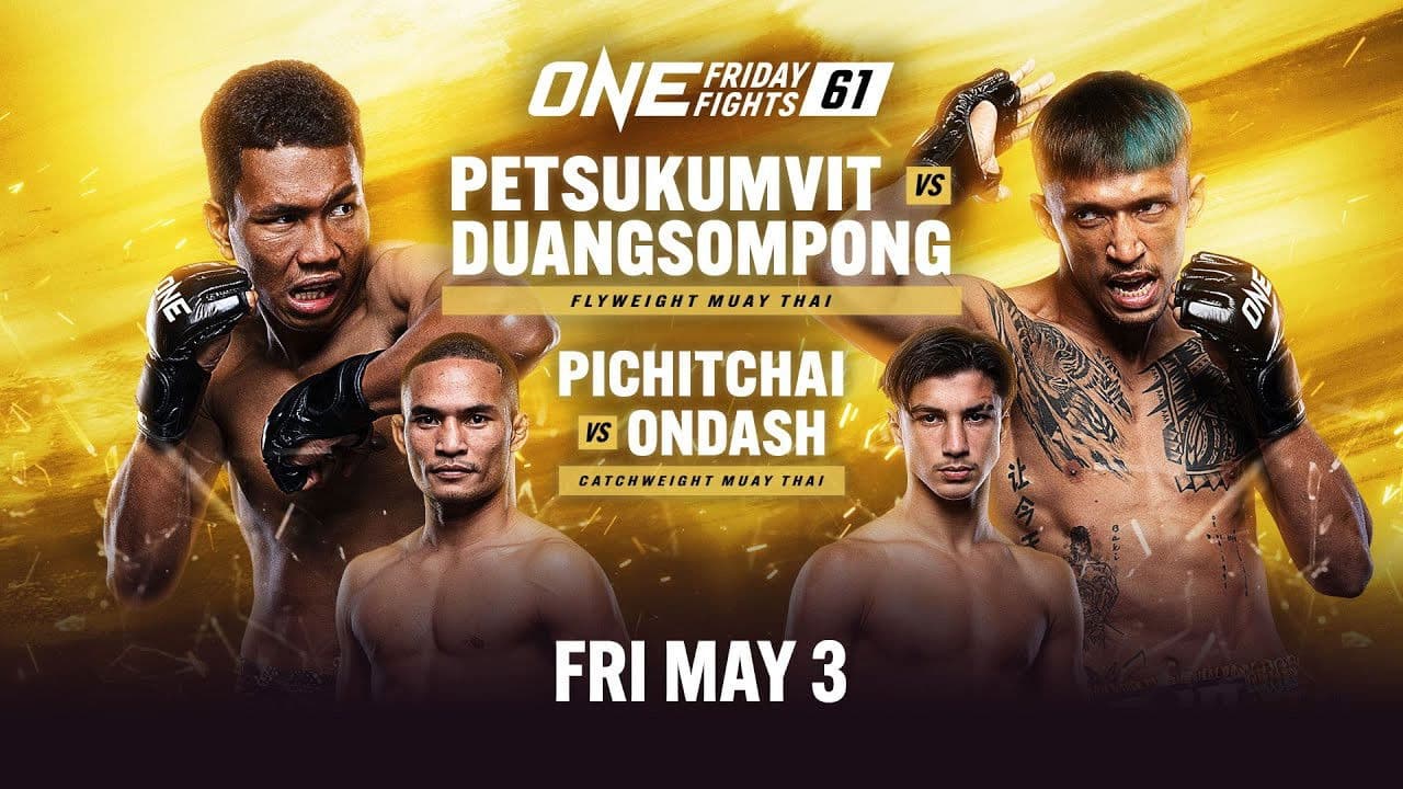 ONE Friday Fights 61: Petsukumvit vs. Duangsompongの背景画像