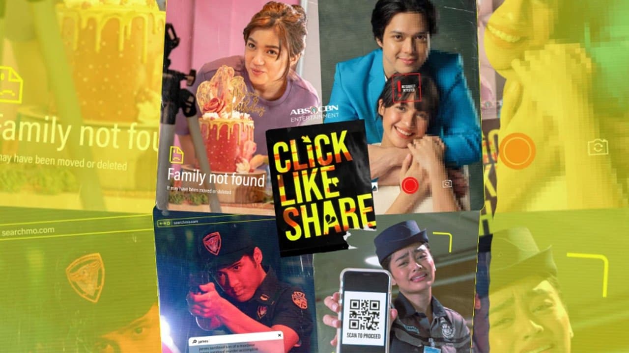 Click, Like, Shareの背景画像