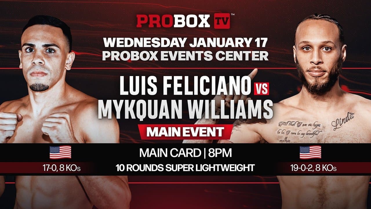 Luis Feliciano vs. Mykquan Williamsの背景画像