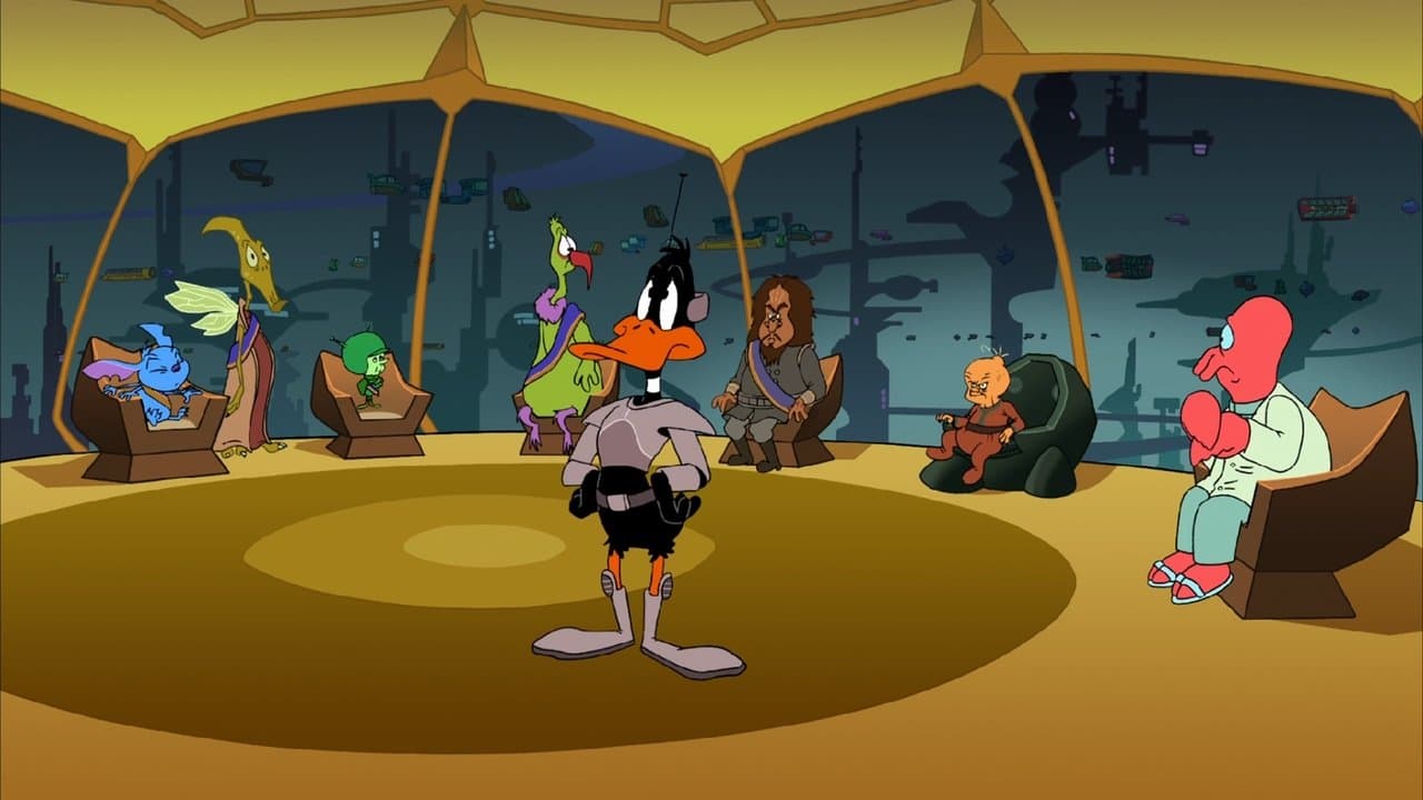 Duck Dodgers in Attack of the Dronesの背景画像