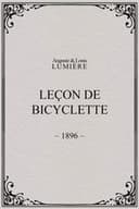 Leçon de bicyclette