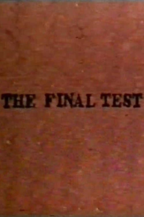 The Final Testのポスター