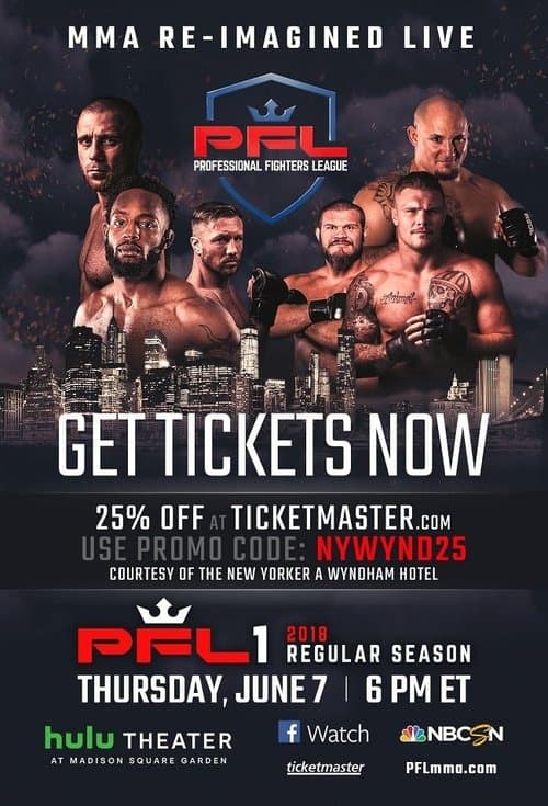 PFL 2018 #1: Regular Season - Harrison vs. Tursynのポスター