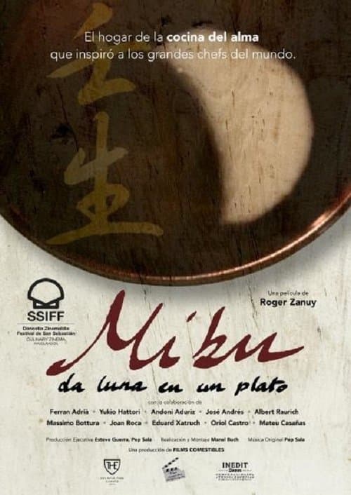 Mibu. La luna en un platoのポスター