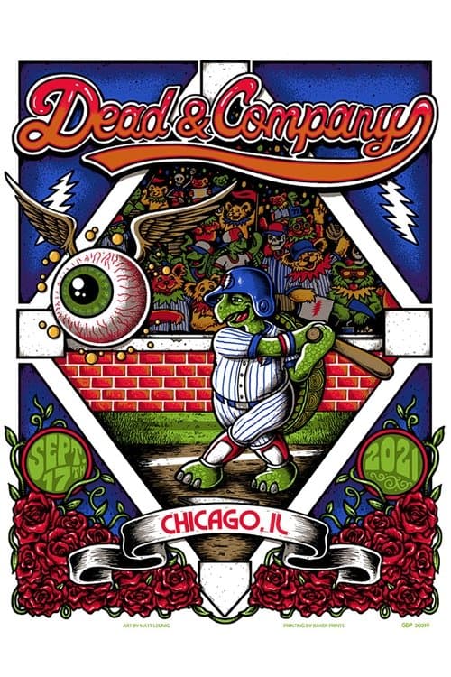 Dead & Company: 2021-09-17 Wrigley Field, Chicago, ILのポスター