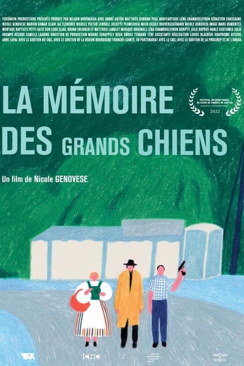 La mémoire des grands chiensのポスター