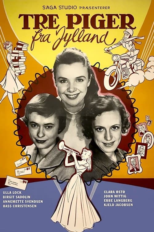 Tre piger fra Jyllandのポスター