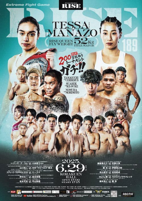 RISE 189のポスター