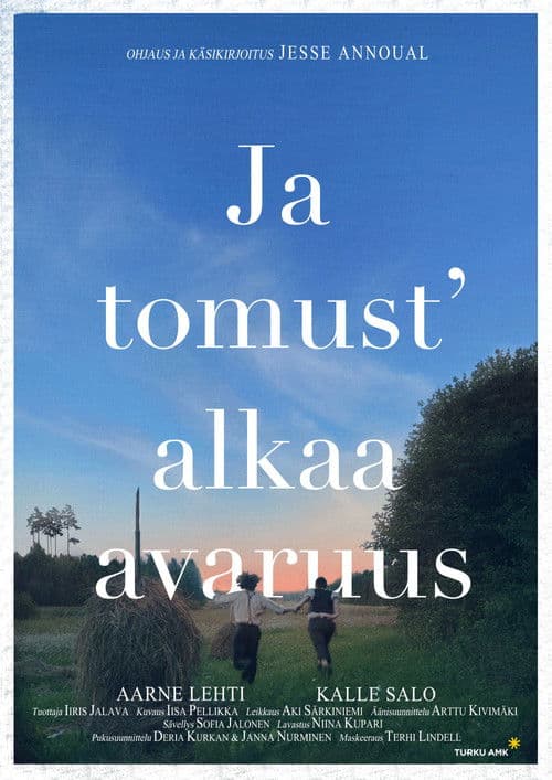 Ja tomust' alkaa avaruusのポスター