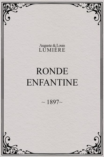 Ronde enfantineのポスター
