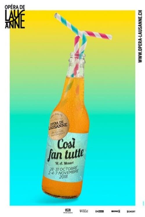 Così Fan Tutte - Opéra de Lausanneのポスター