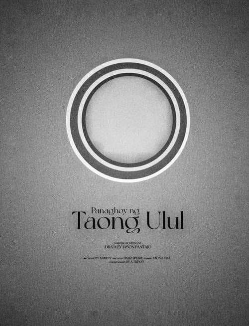 Panaghoy ng Taong Ululのポスター