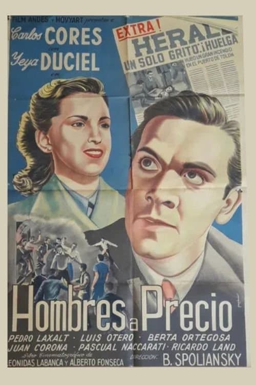 Hombres a precioのポスター
