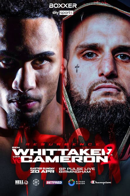 Ben Whittaker vs. Liam Cameron IIのポスター