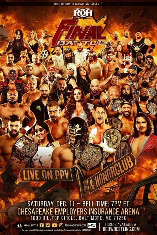 ROH: Final Battle 2021のポスター