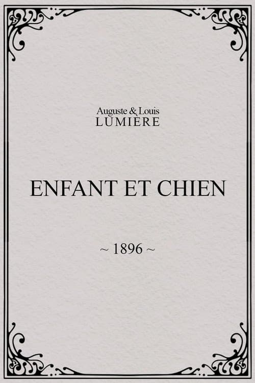 Enfant et chienのポスター