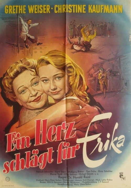 Ein Herz schlägt für Erikaのポスター