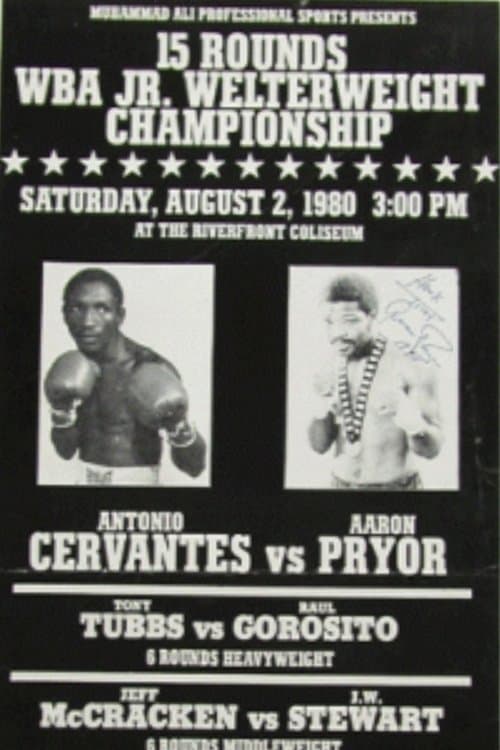 Antonio Cervantes vs. Aaron Pryorのポスター