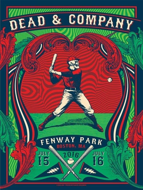 Dead & Company 2016-07-15 Fenway Park, Boston, MAのポスター