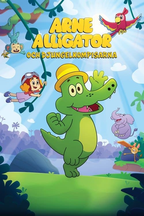 Arne Alligator och djungelkompisarnaのポスター
