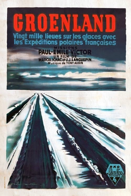 Groenland, vingt mille lieues sur les glacesのポスター