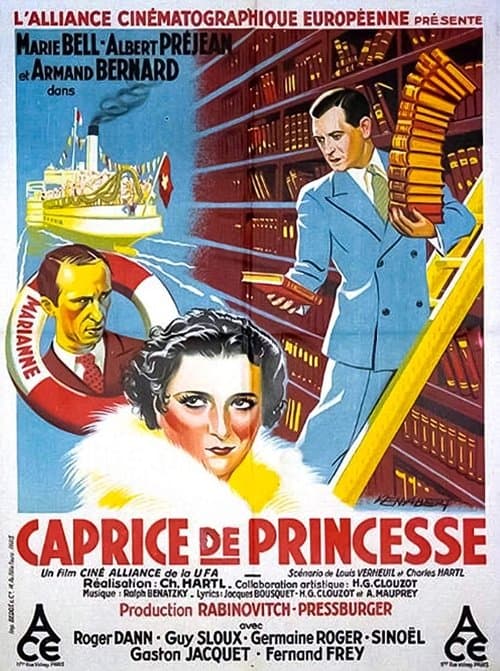 Caprice de princesseのポスター