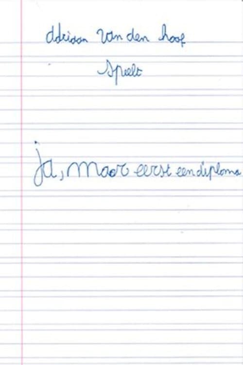 Adriaan Van den Hoof: Ja, Maar eerst een diplomaのポスター