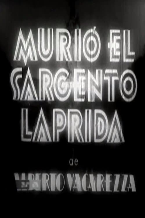 Murió el sargento Lapridaのポスター
