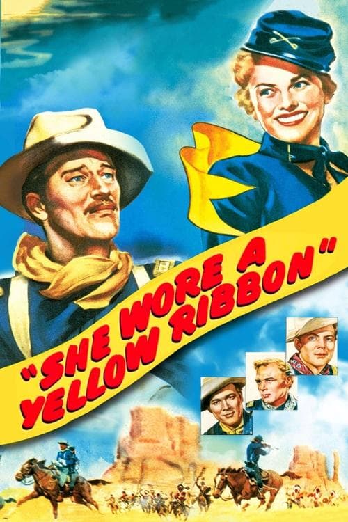 She Wore a Yellow Ribbonのポスター