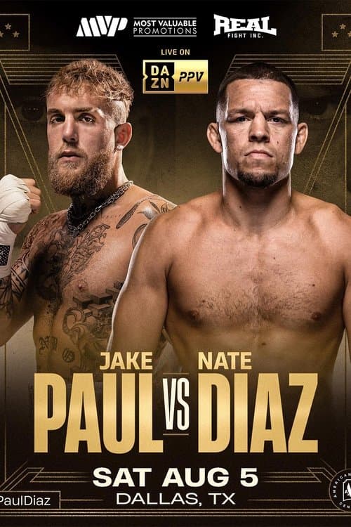 Jake Paul vs. Nate Diazのポスター