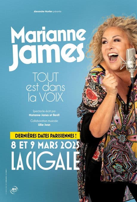 Marianne James : tout est dans la voixのポスター