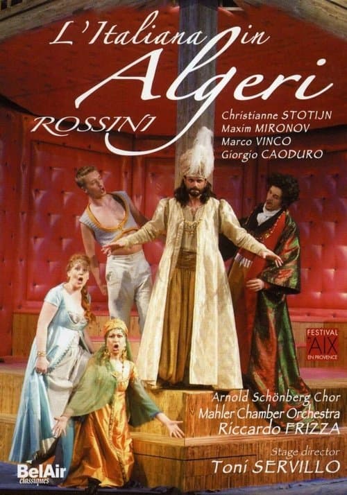 Rossini: L'Italiana in Algeri - Festival d'Aix-en-Provenceのポスター