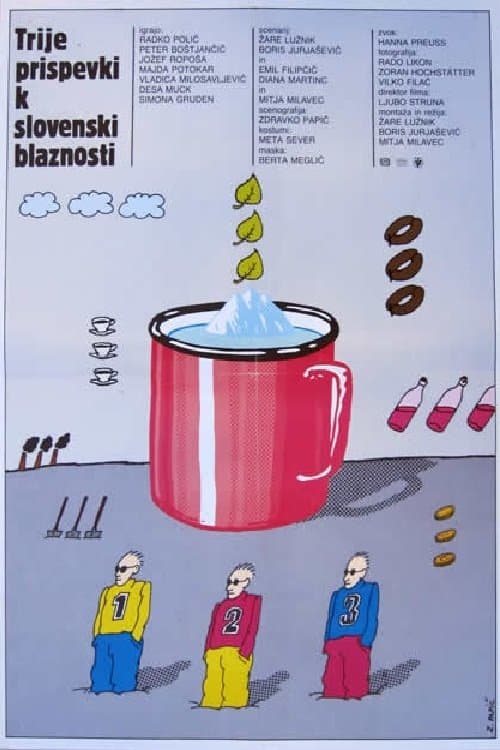 Trije prispevki k slovenski blaznostiのポスター