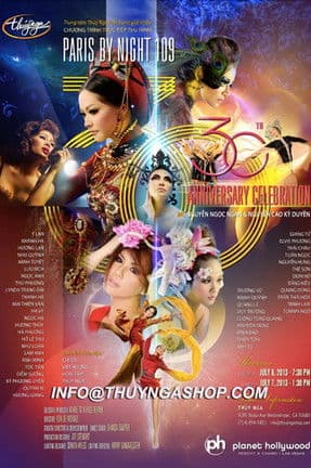 Paris by Night 109: 30th Anniversary Celebrationのポスター