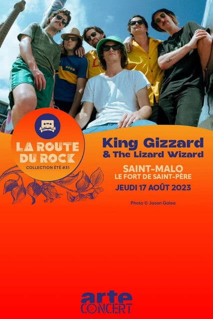 King Gizzard & The Lizard Wizard - La Route du Rock 2023のポスター