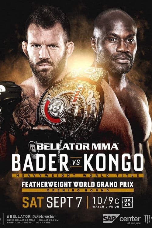 Bellator 226: Bader vs. Kongoのポスター