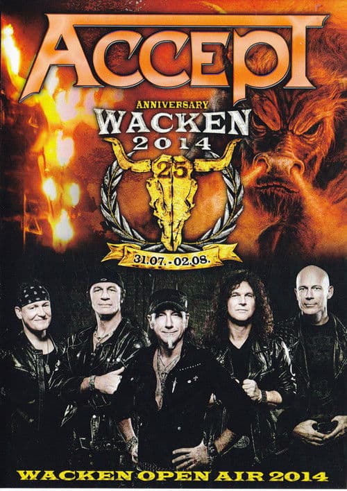 Accept: [2014] Wacken Open Airのポスター