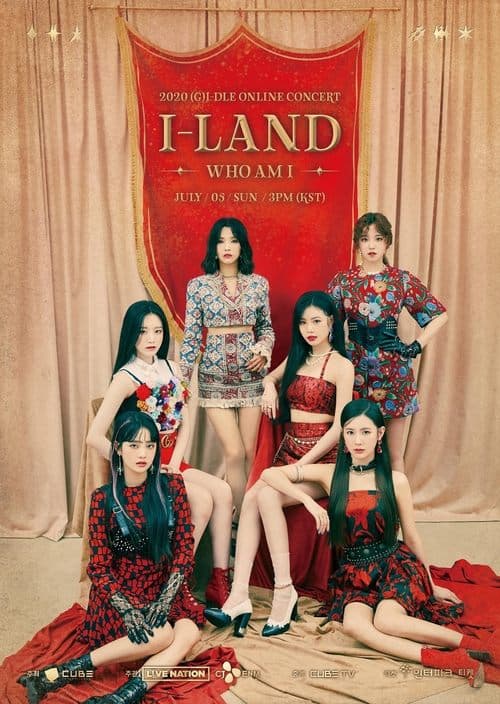 2020 (G)I-DLE Online Concert 'I-Land : Who Am I'のポスター
