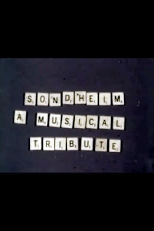 Sondheim: A Musical Tributeのポスター