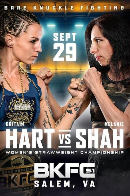 BKFC 51: Hart vs. Shahのポスター