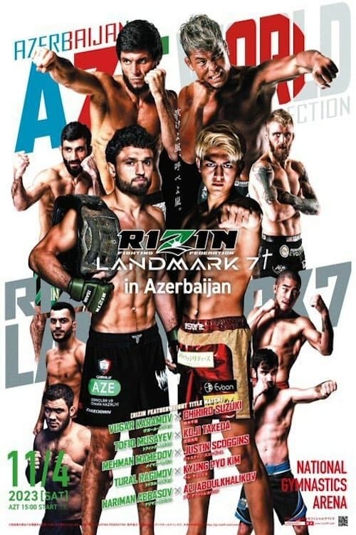 RIZIN LANDMARK 7 in AZERBAIJANのポスター