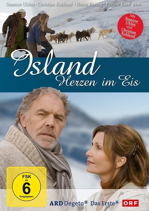 Island - Herzen im Eisのポスター